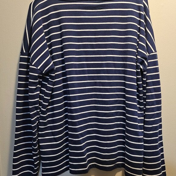 Women’s BB Dakota Long Sleeve Striped Top - Size Large - Picture 3 of 3
